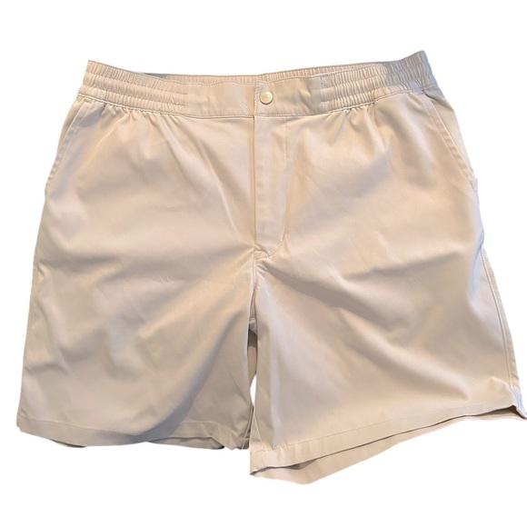 The North Face Men’s Khaki Shorts Button/Zip/Drawstring‎ Size 34 - Picture 1 of 4